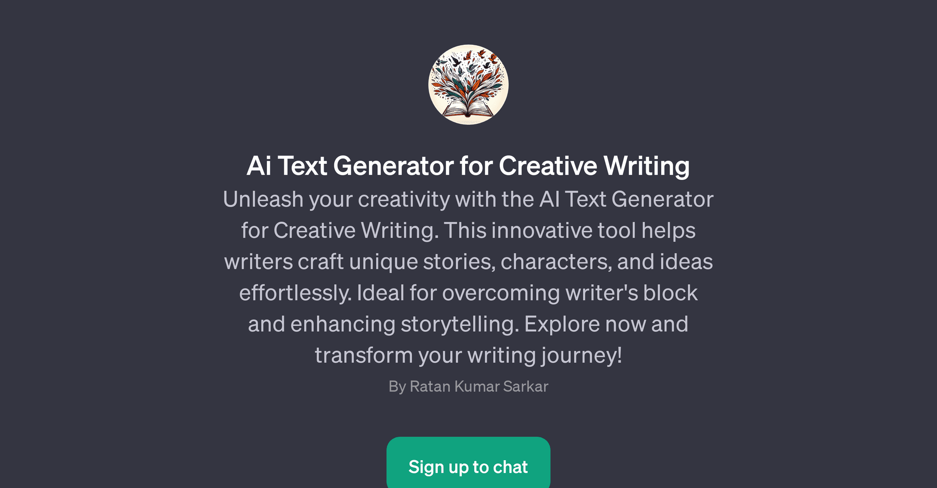 AI Text Generator for Creative Writing