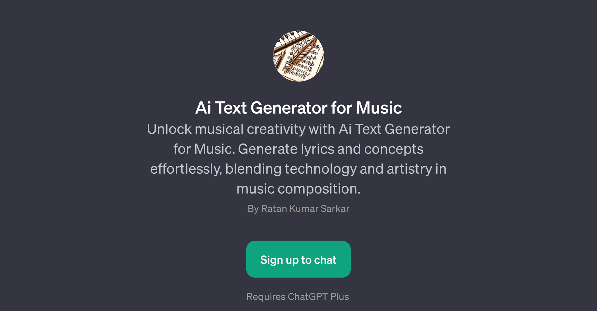 Ai Text Generator for Music