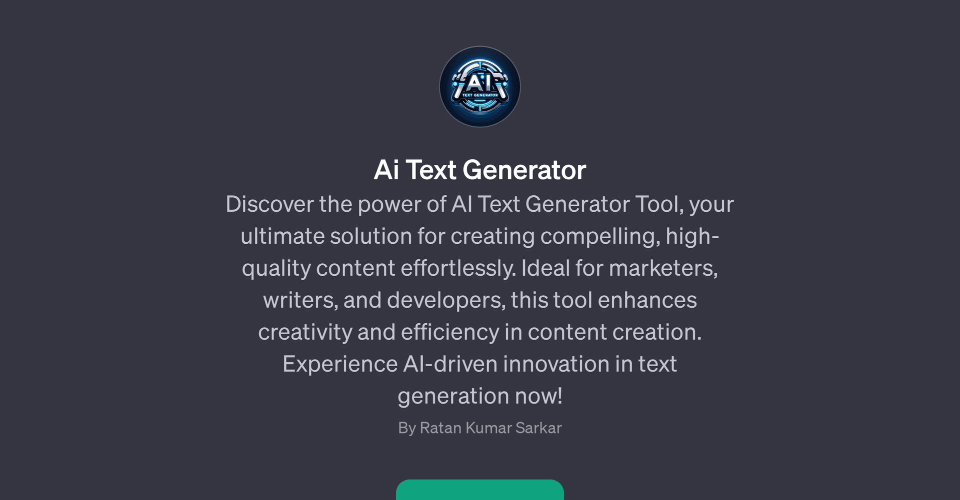 Ai Text Generator