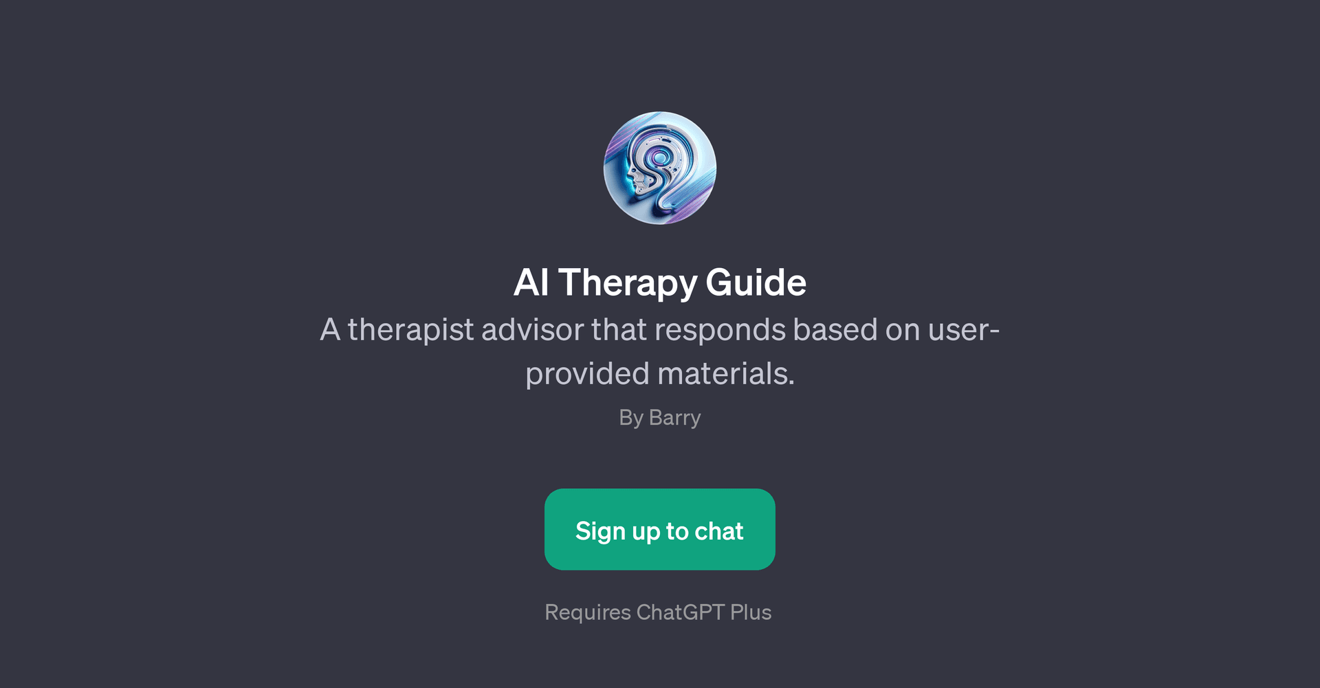AI Therapy Guide