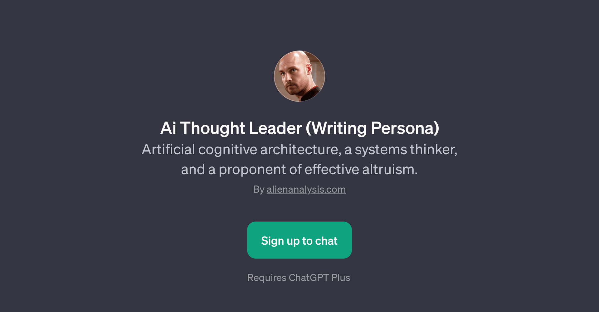 Ai Thought Leader (Writing Persona)