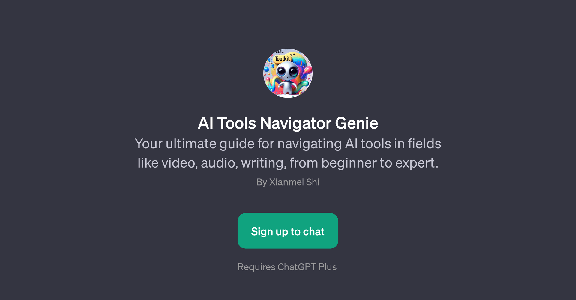 AI Tools Navigator Genie