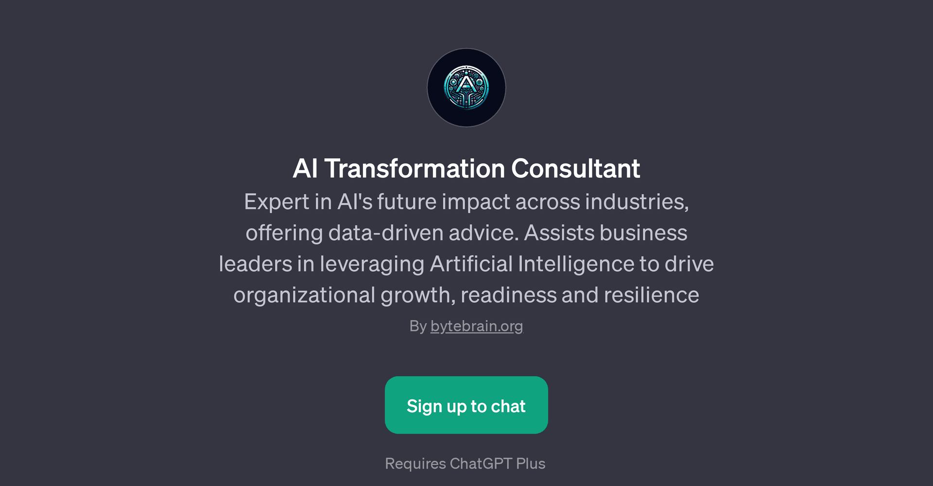 AI Transformation Consultant