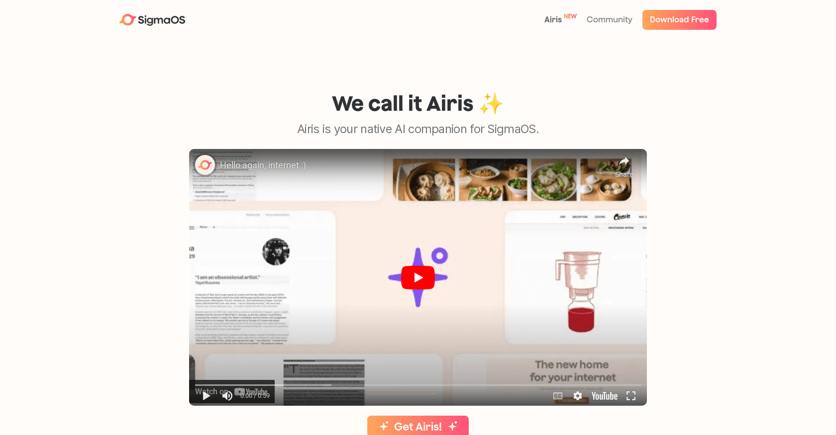Airis by SigmaOS