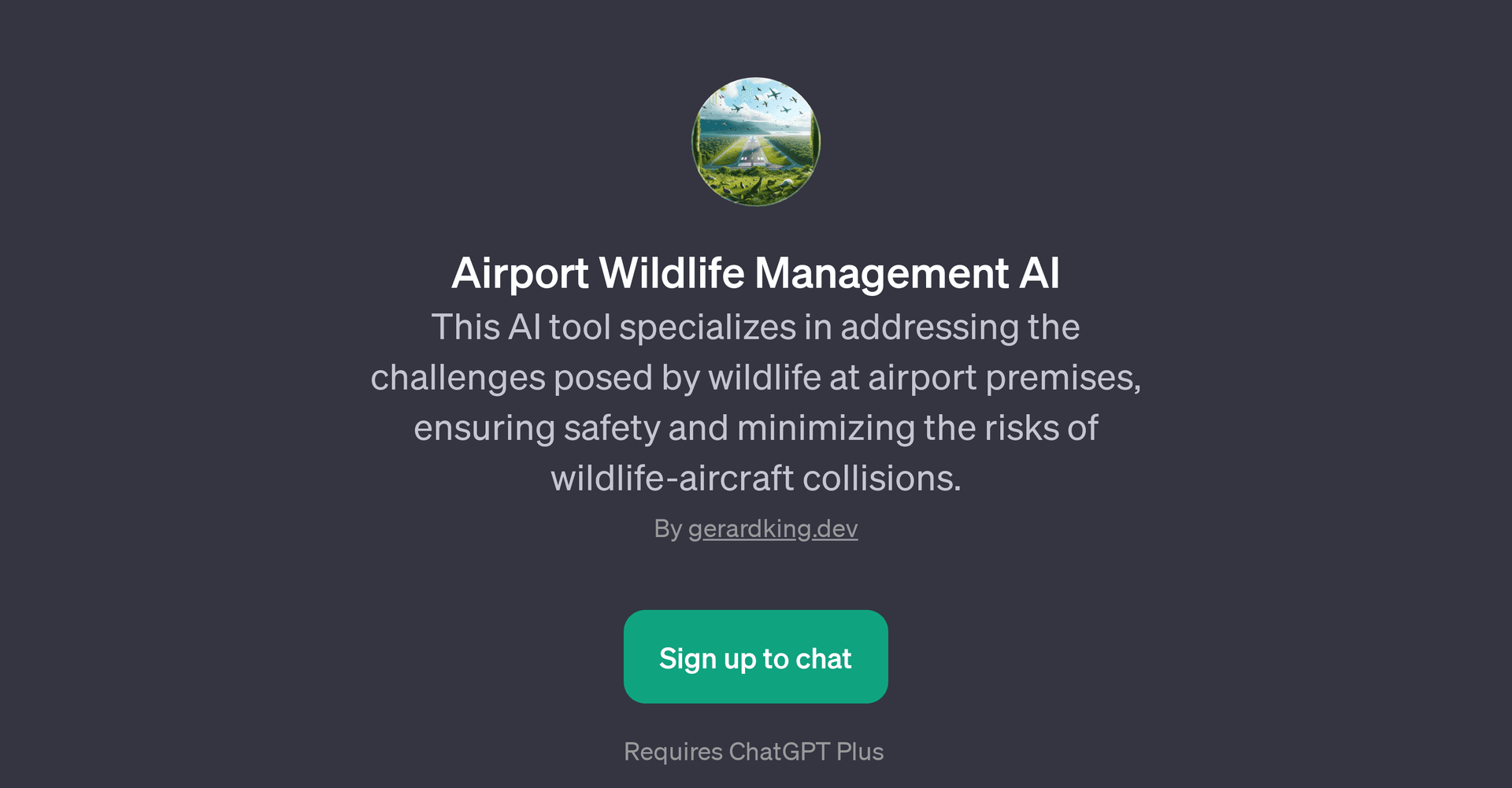 Airport Wildlife Management AI