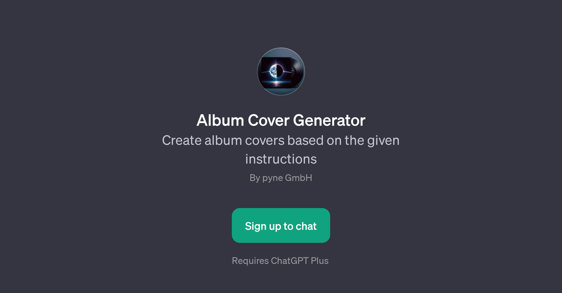 Album Cover Generator