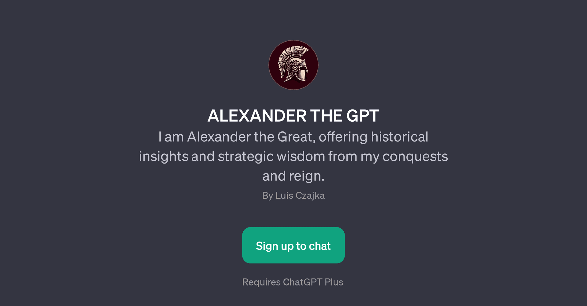 ALEXANDER THE GPT