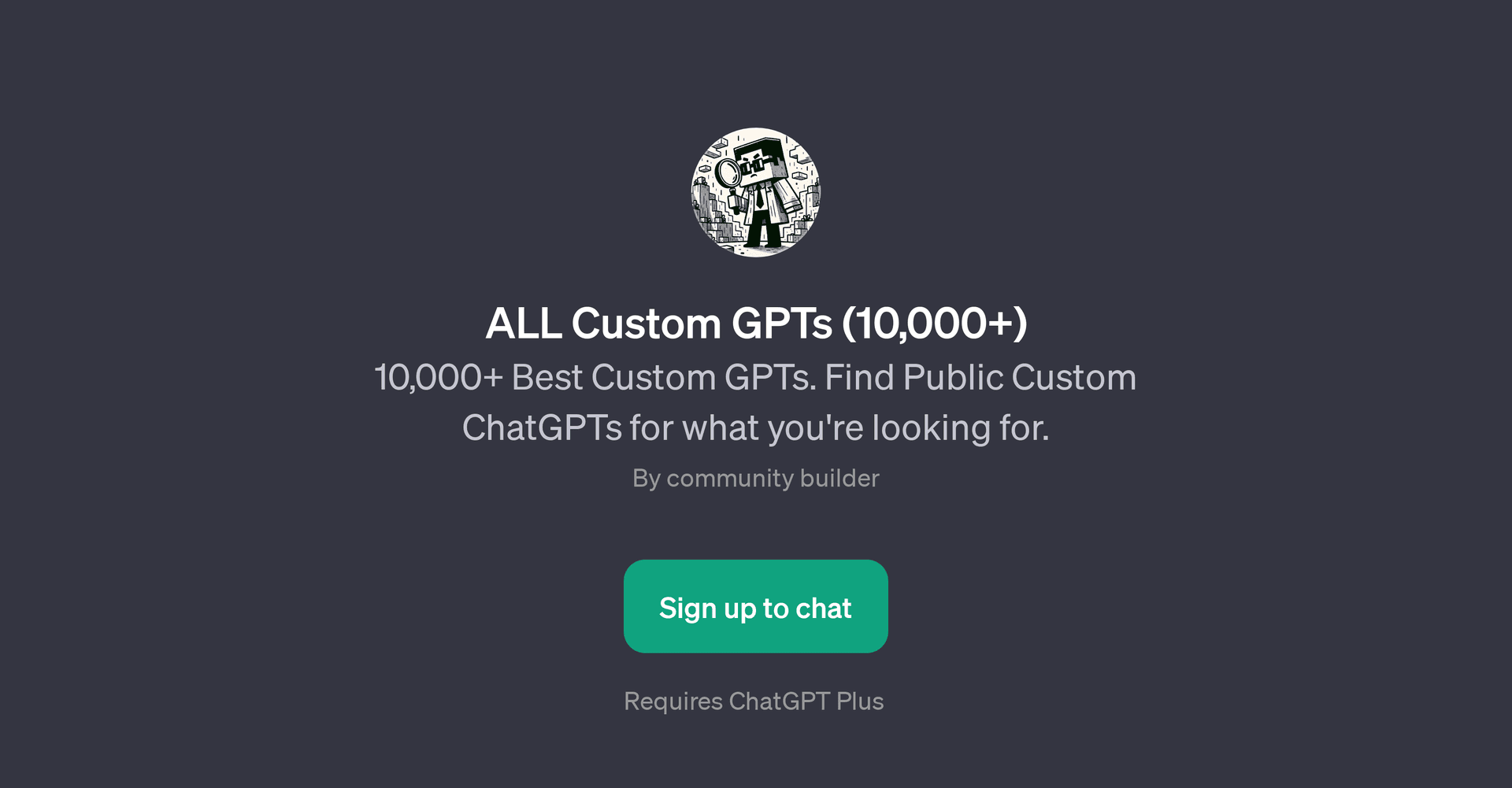 ALL Custom GPTs