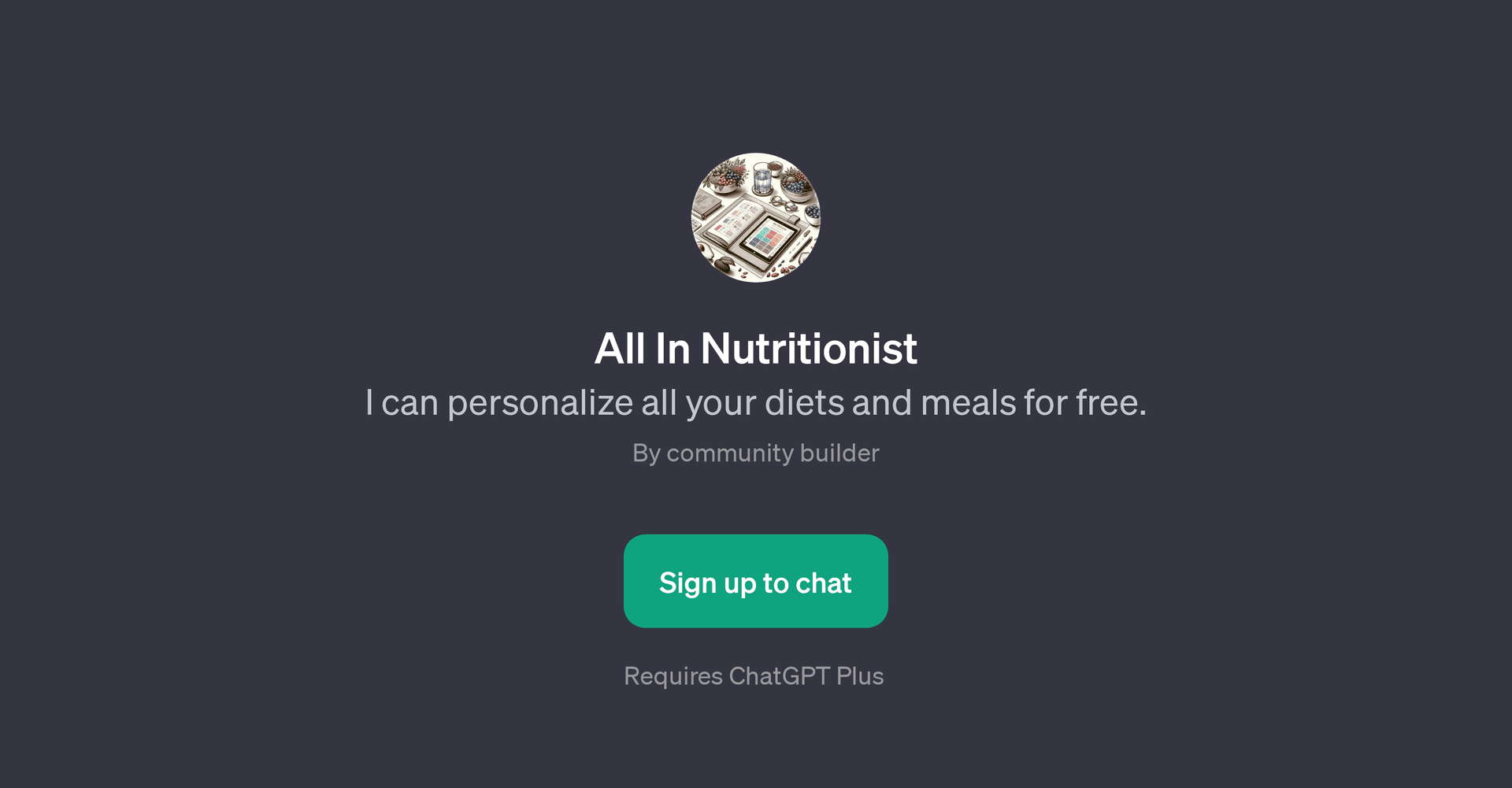 All In Nutritionist