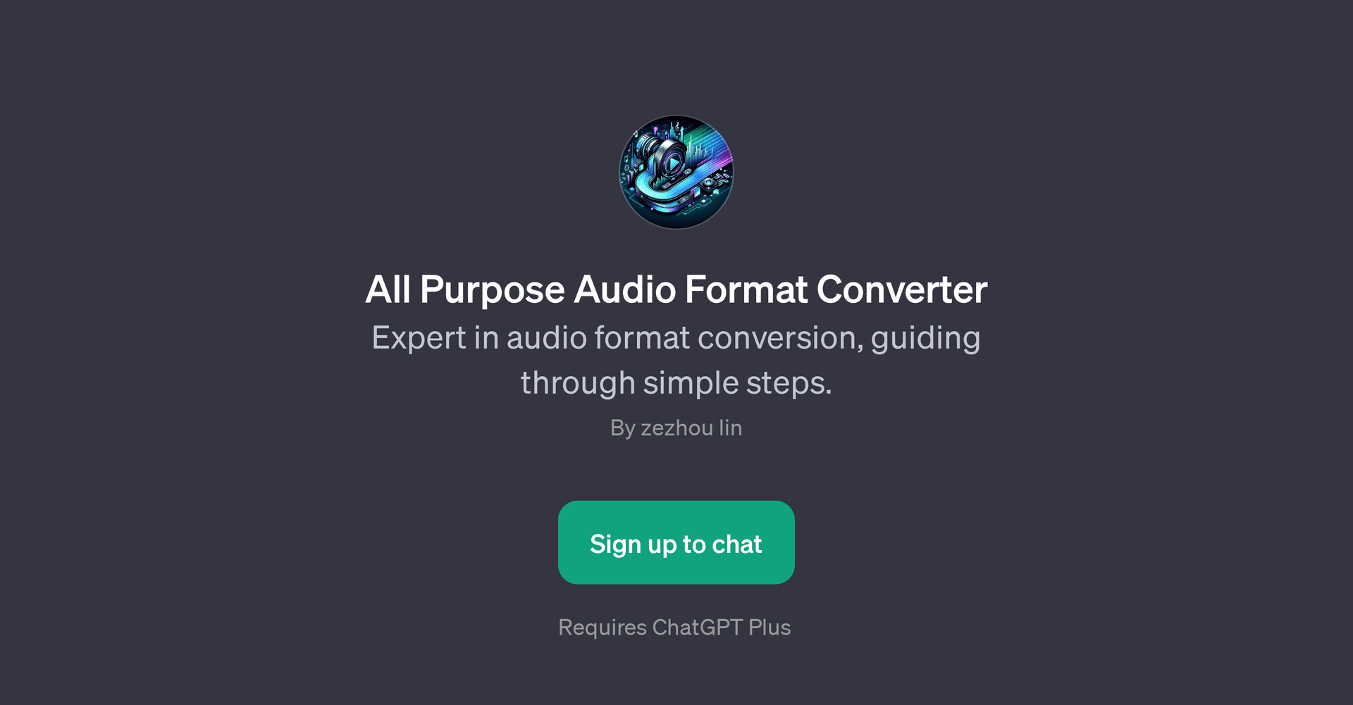 All Purpose Audio Format Converter