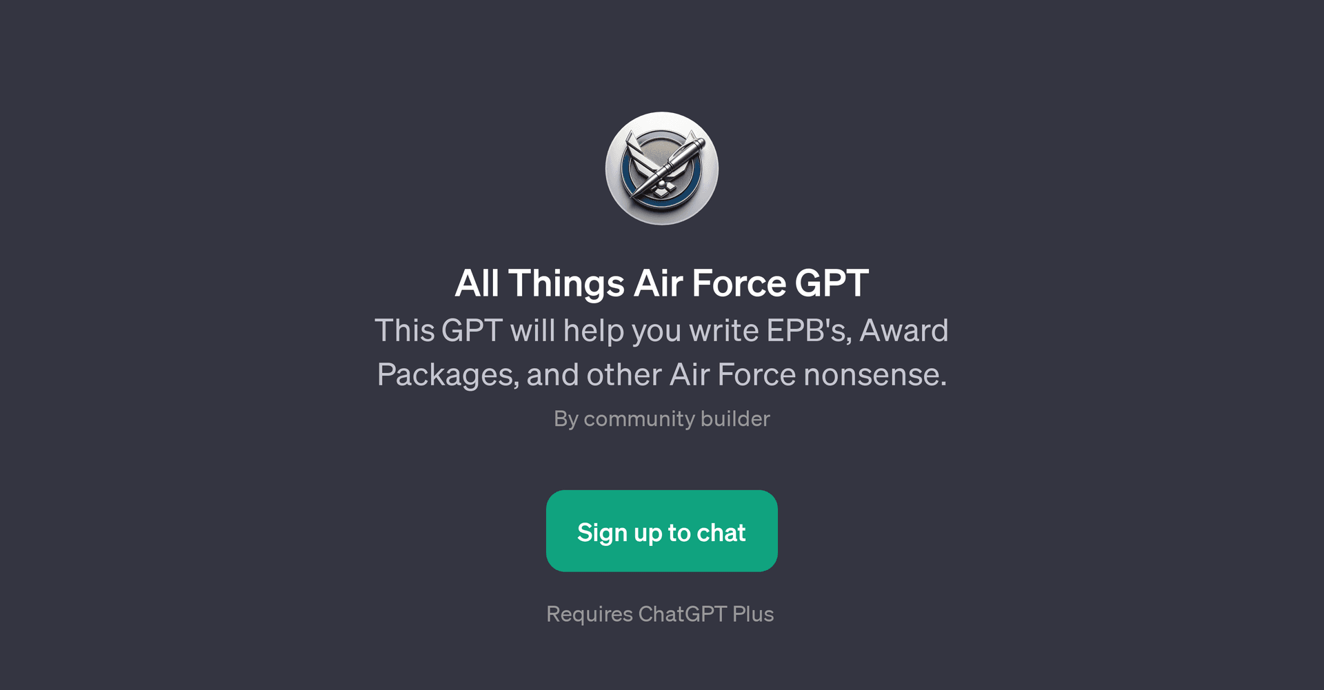 All Things Air Force GPT