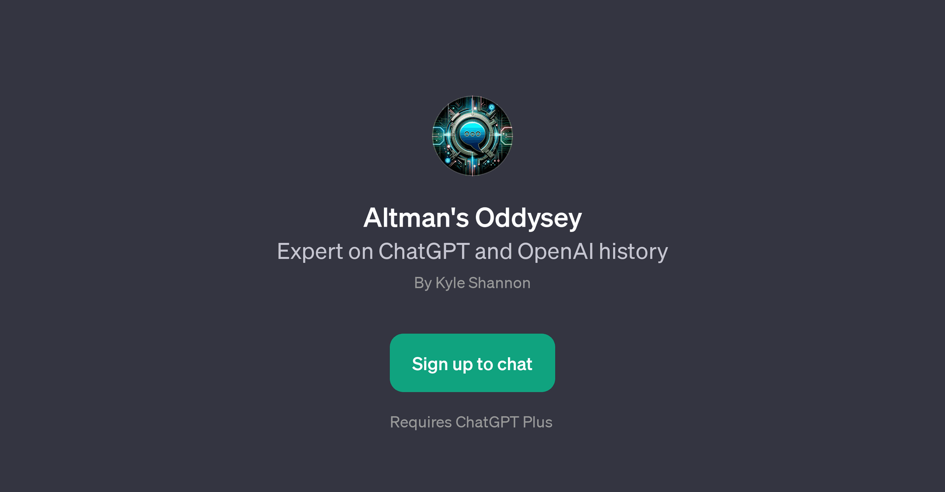Altman's Oddysey