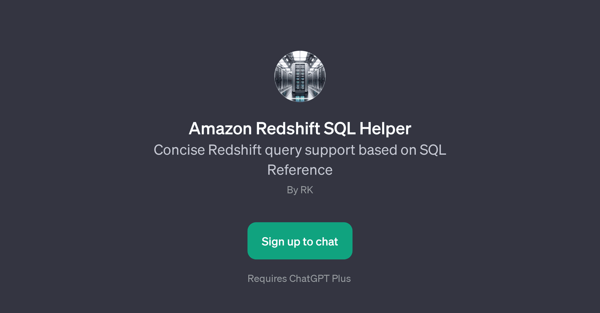 Amazon Redshift SQL Helper