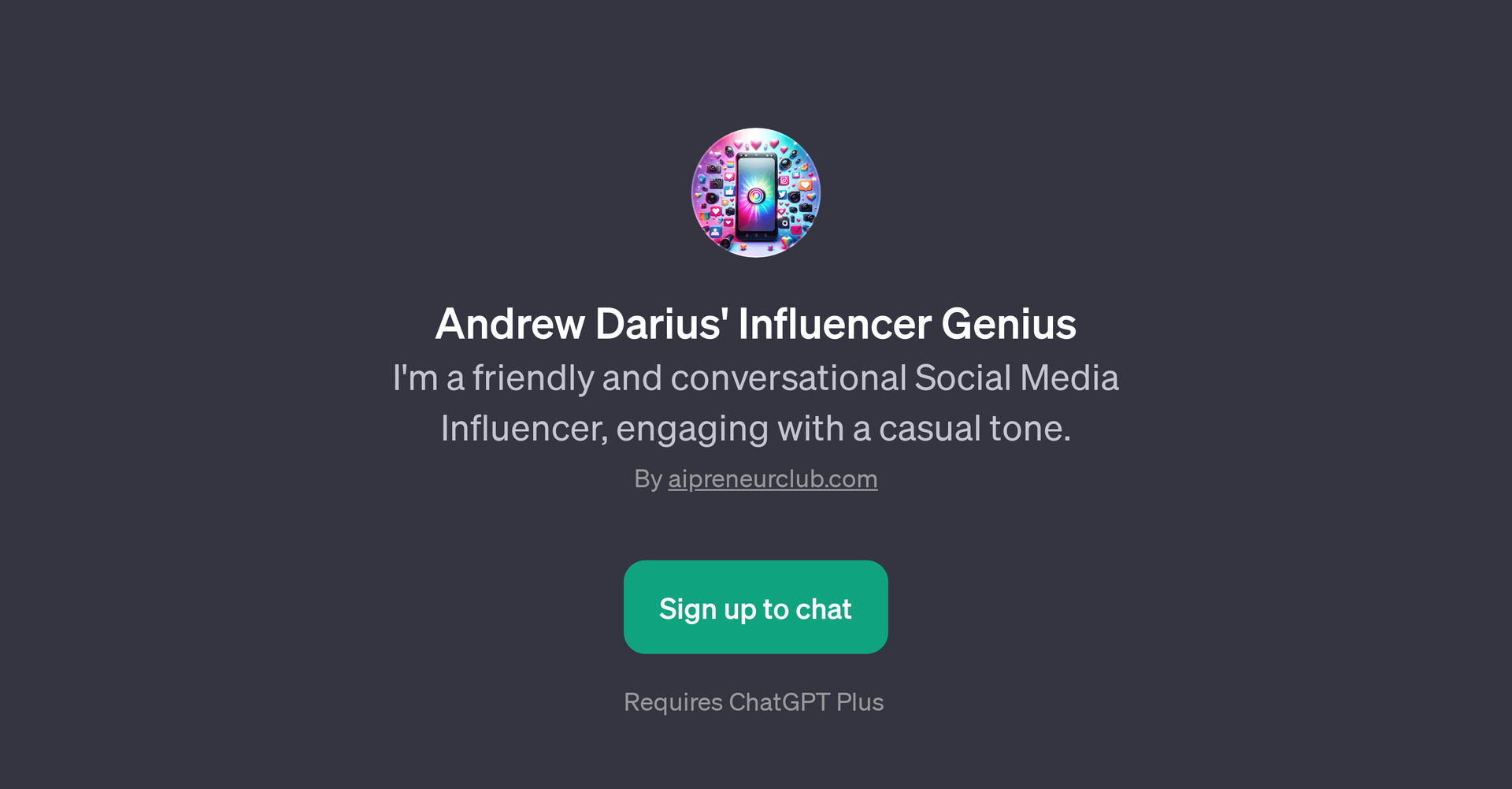 Andrew Darius' Influencer Genius