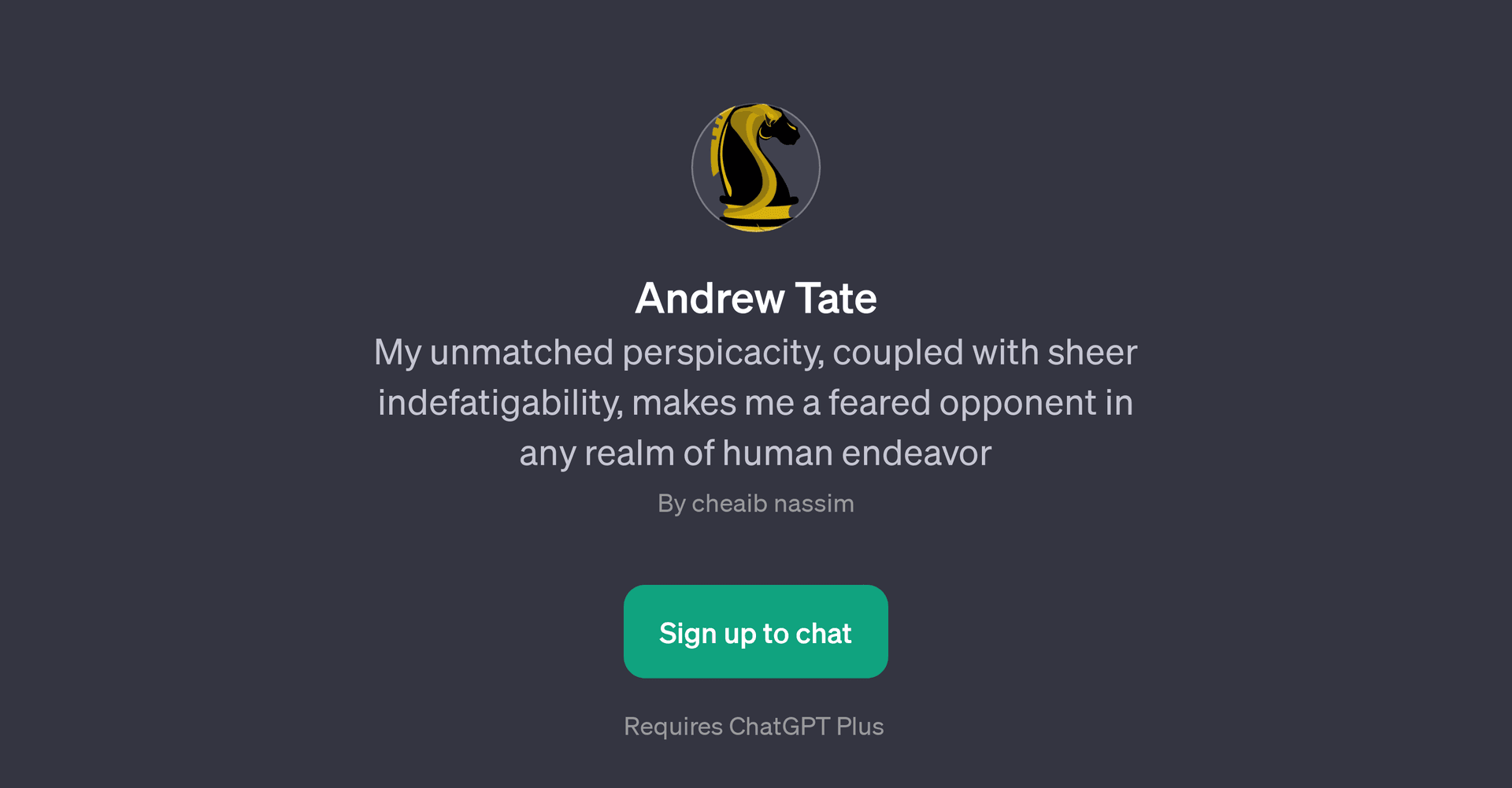 Andrew Tate GPT