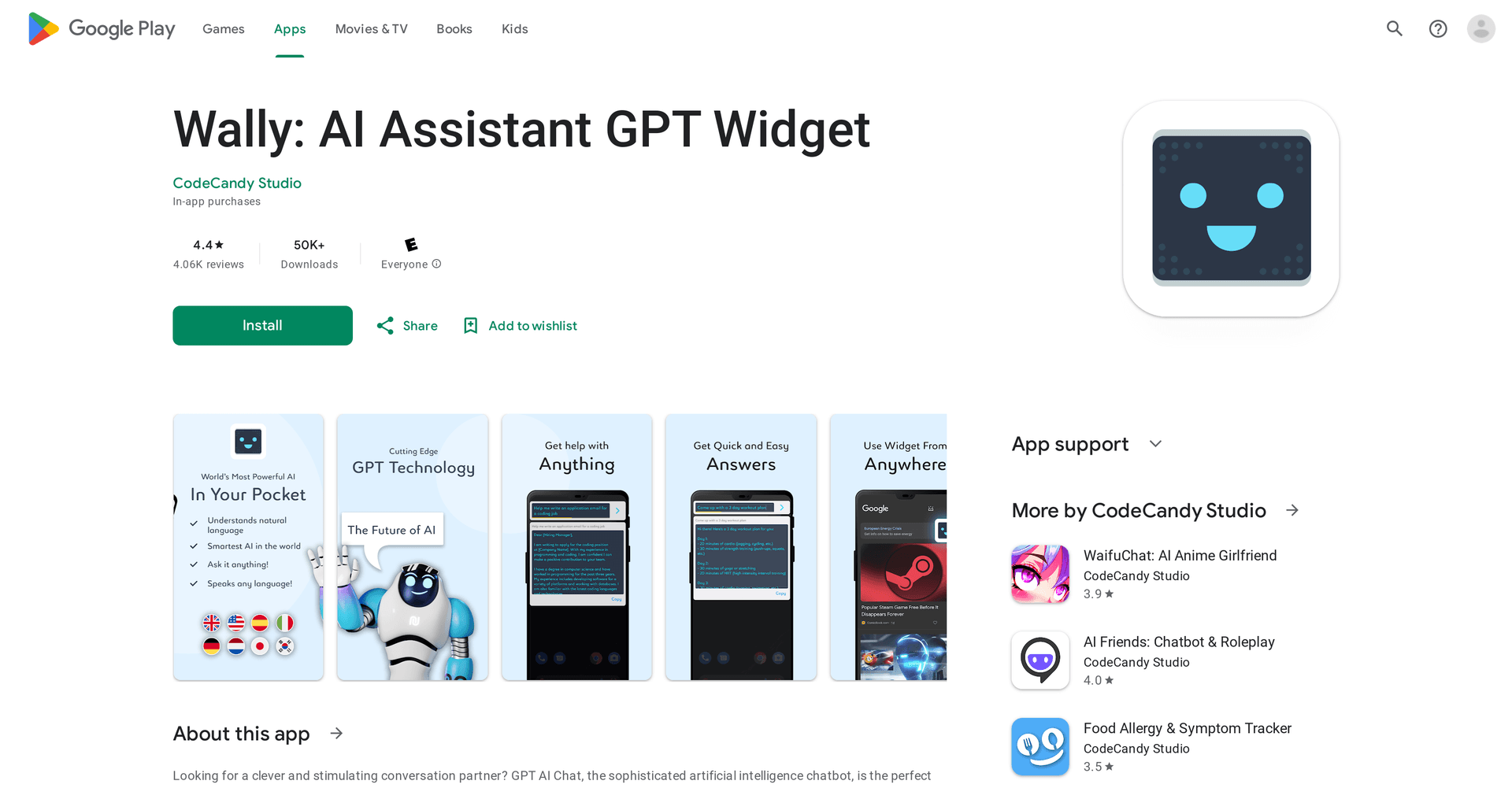 Android AI Assistant Widget