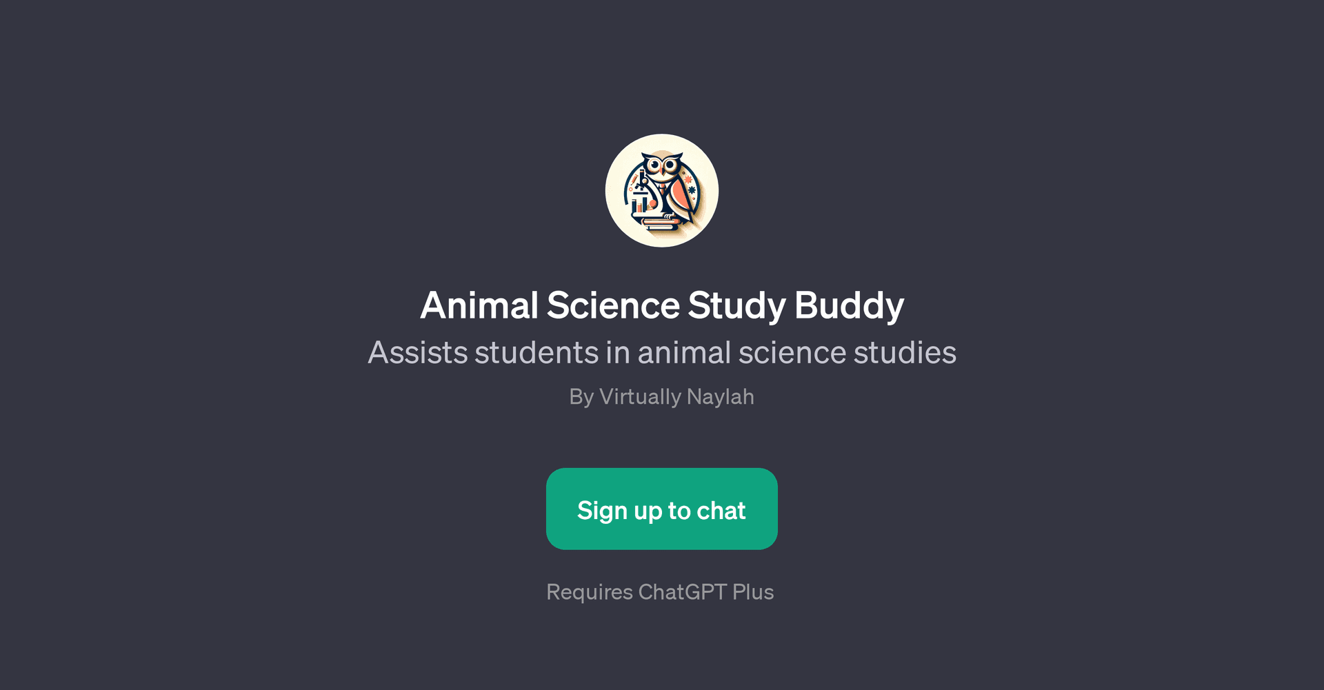 Animal Science Study Buddy