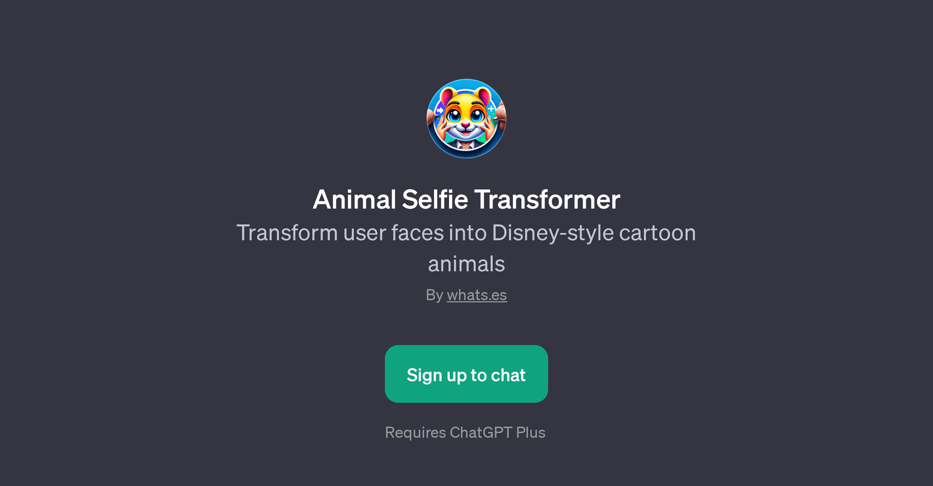 Animal Selfie Transformer