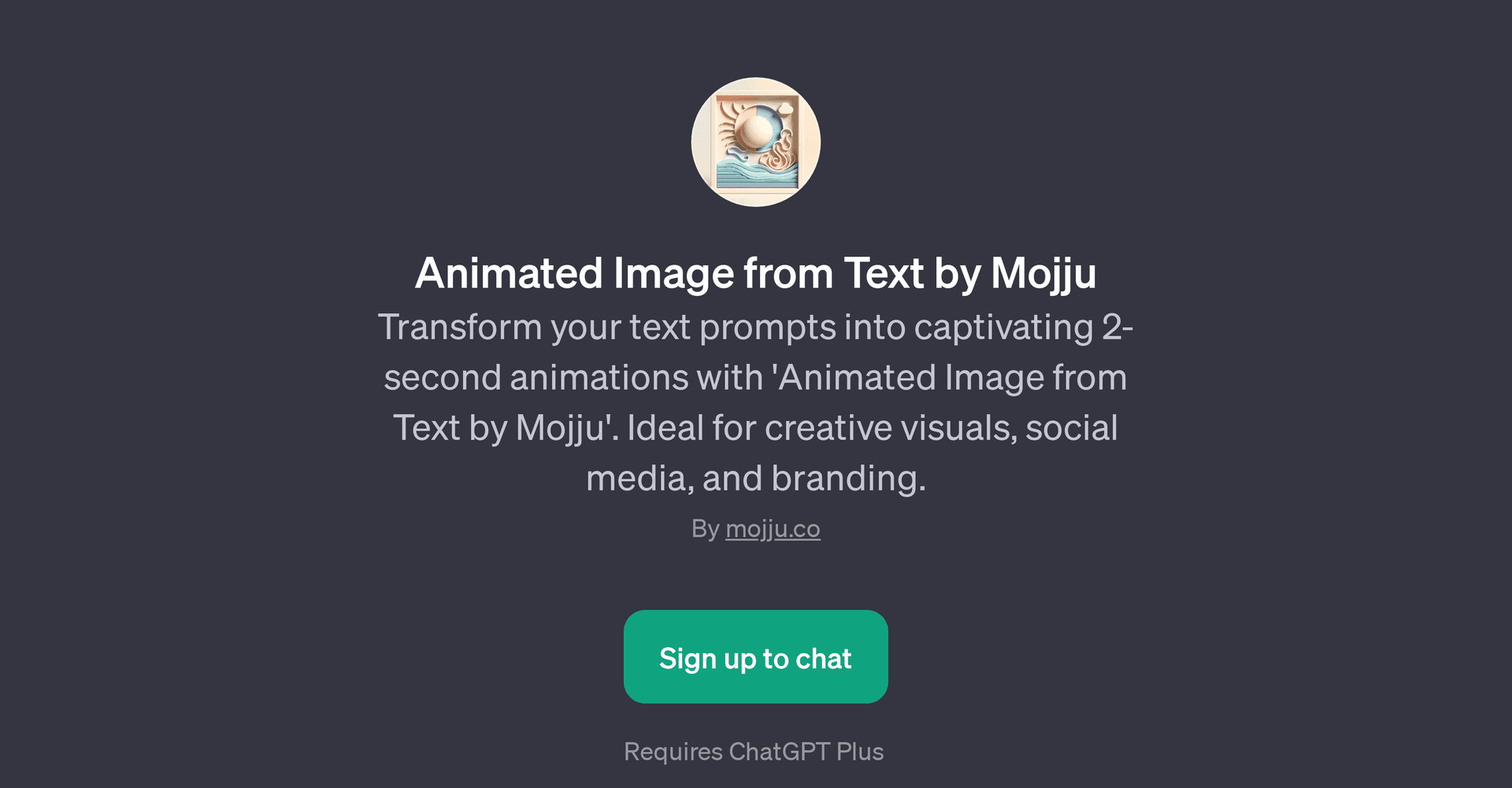 Animated Image from Text by Mojju