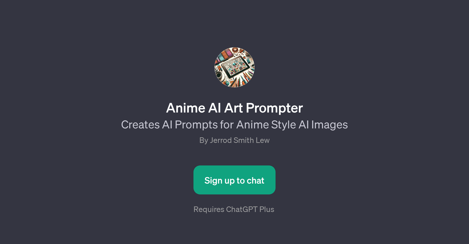 Anime AI Art Prompter