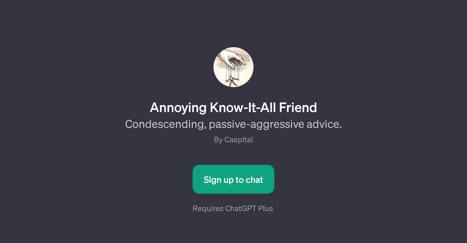 Annoying Know-It-All Friend