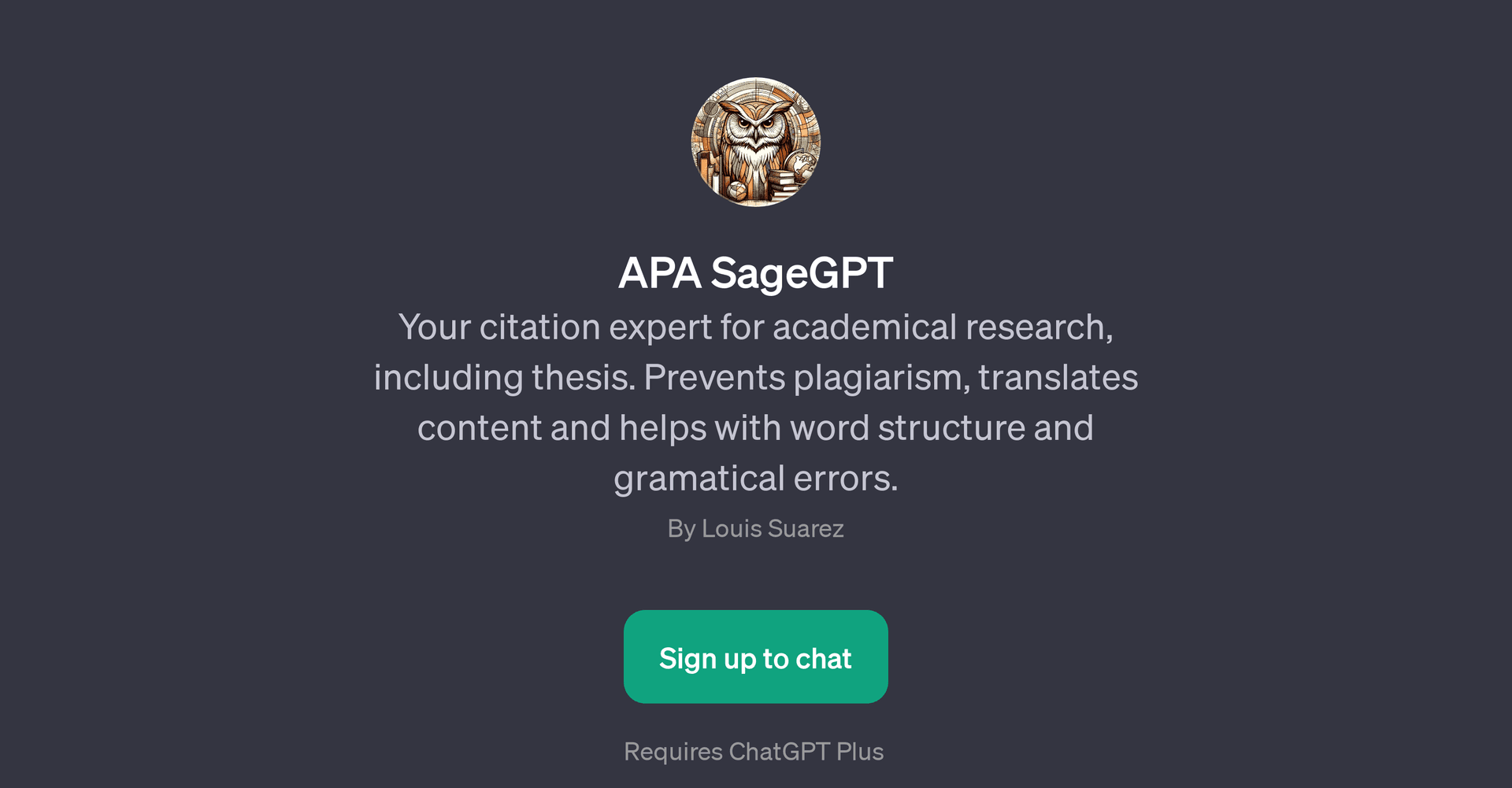APA SageGPT
