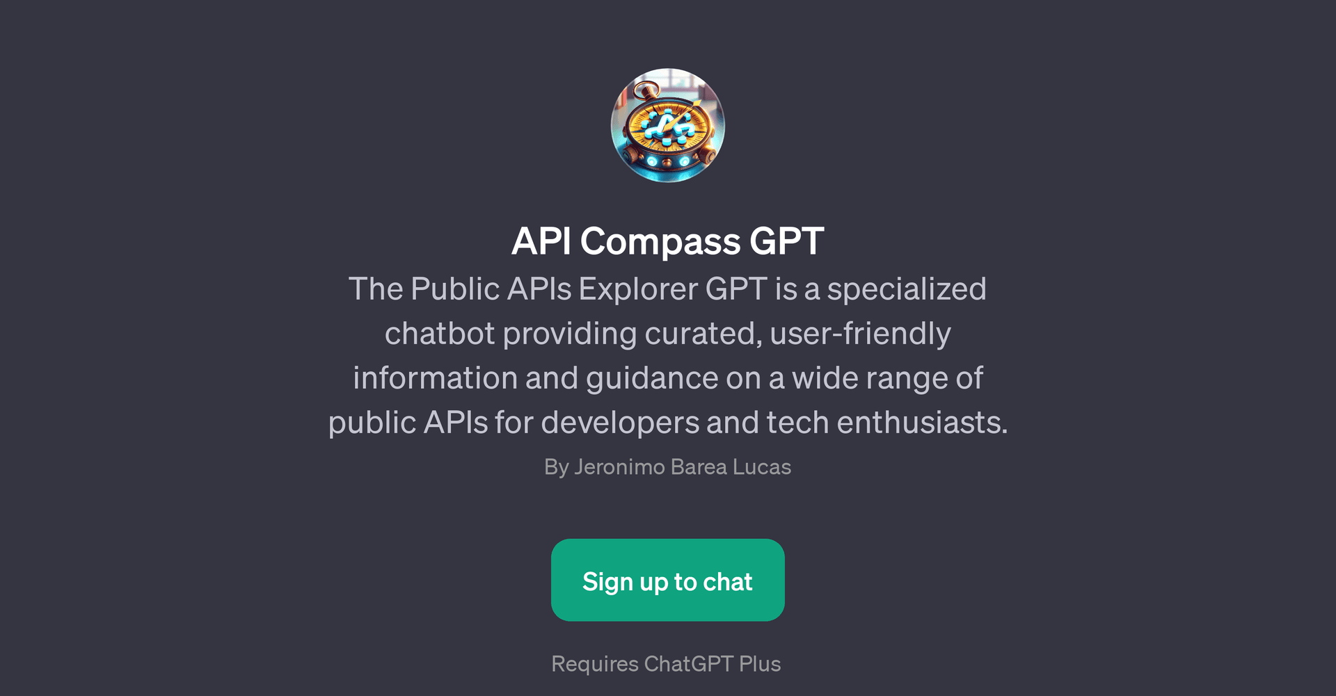 API Compass GPT