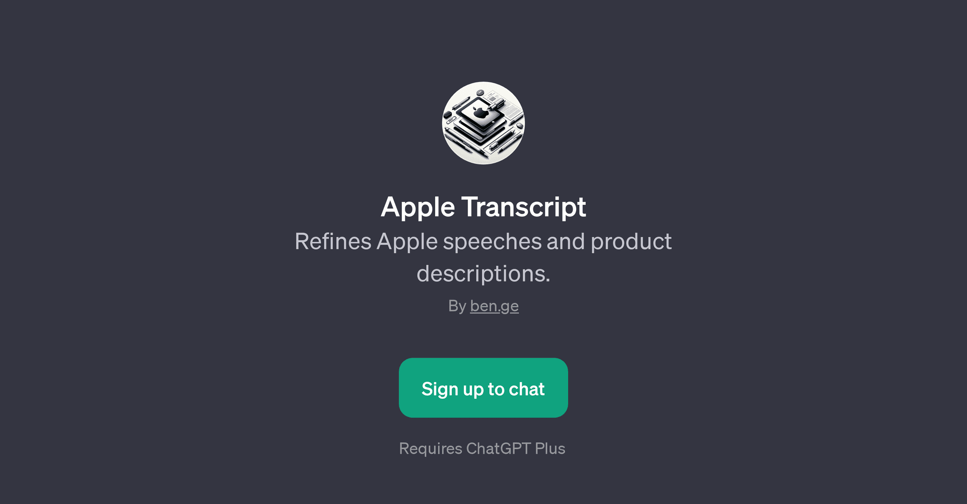 Apple Transcript
