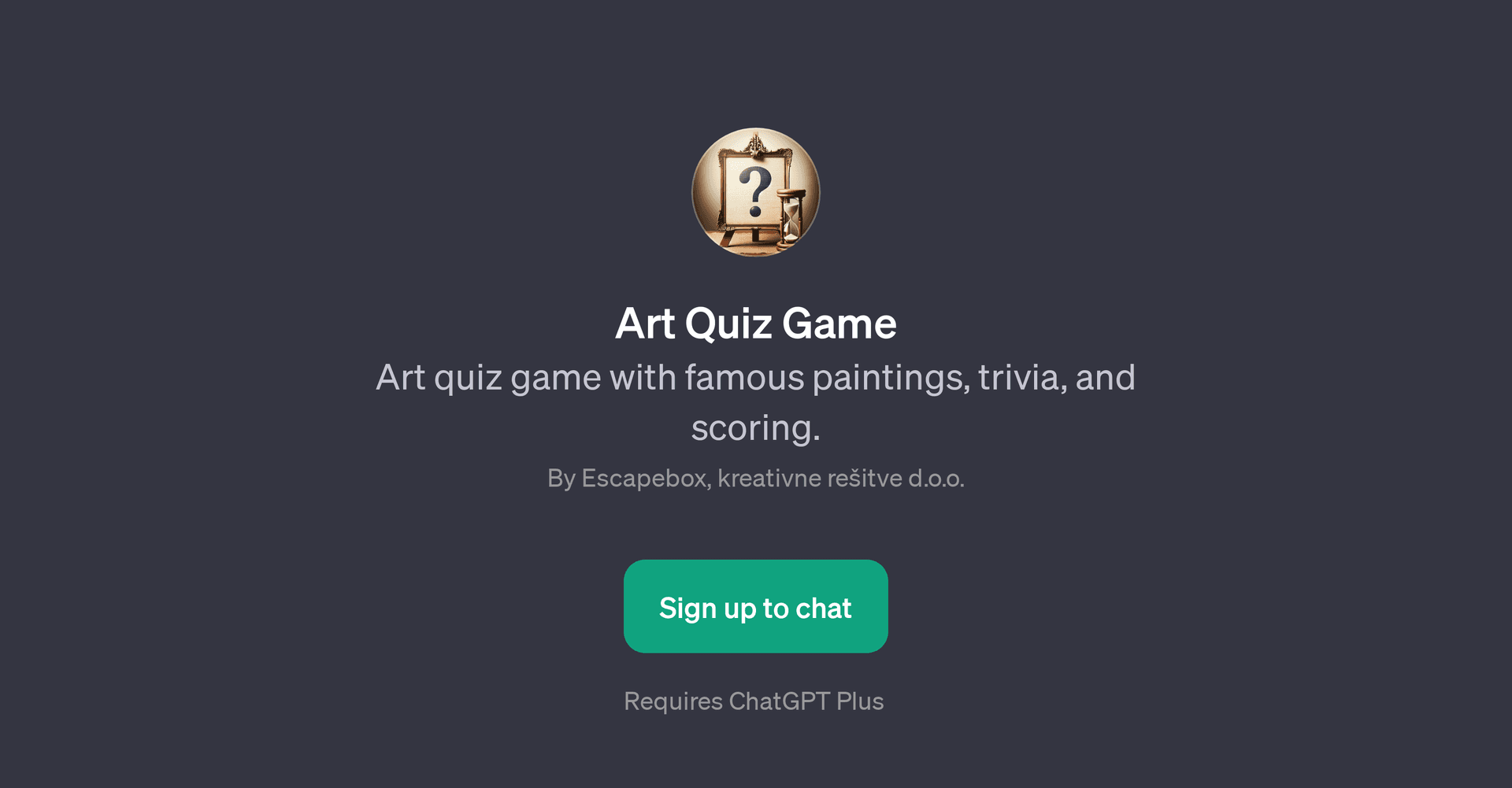 Art Quiz Game