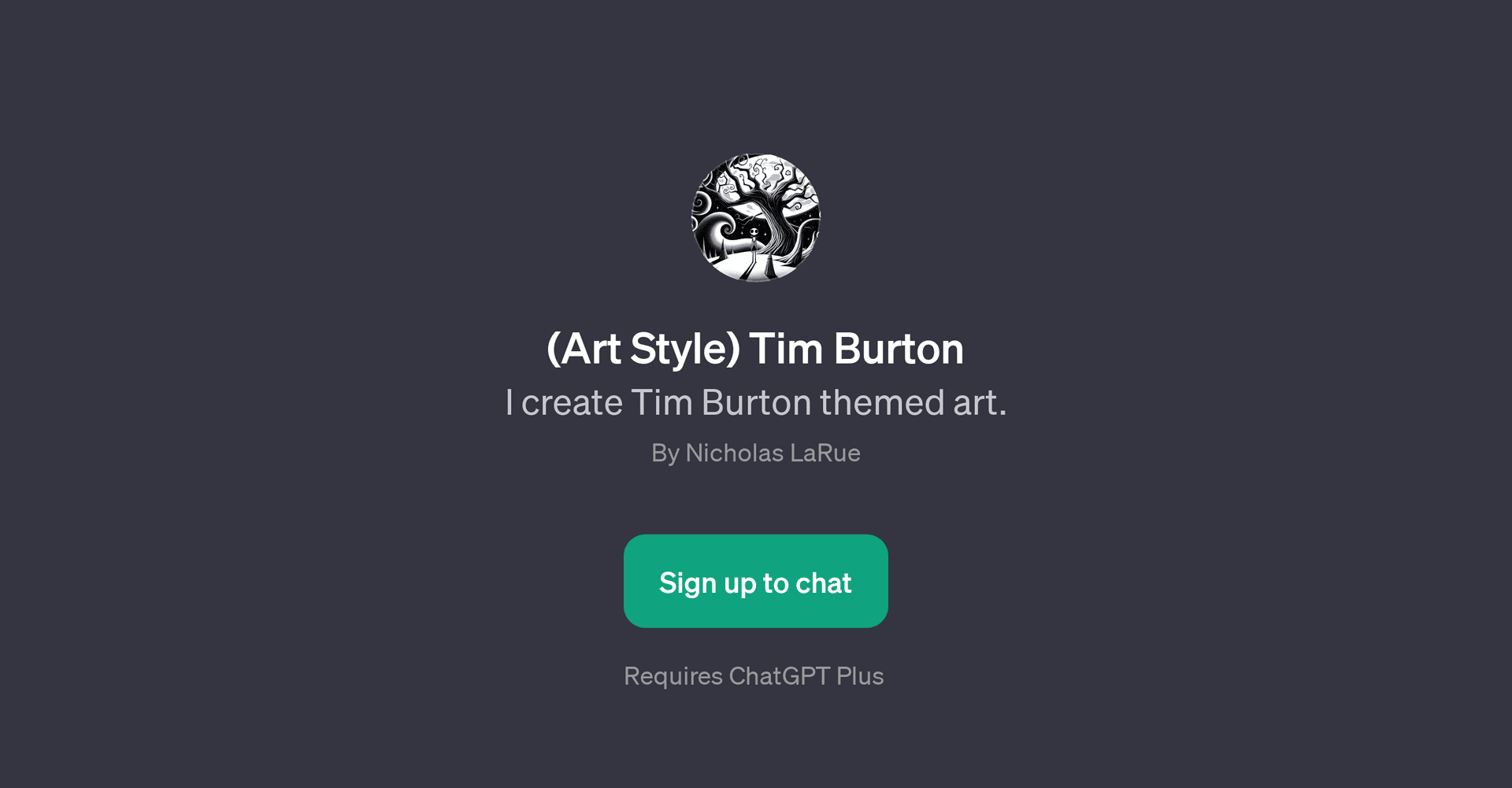(Art Style) Tim Burton