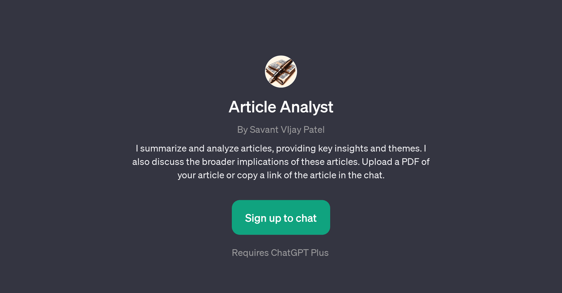 Article Analyst