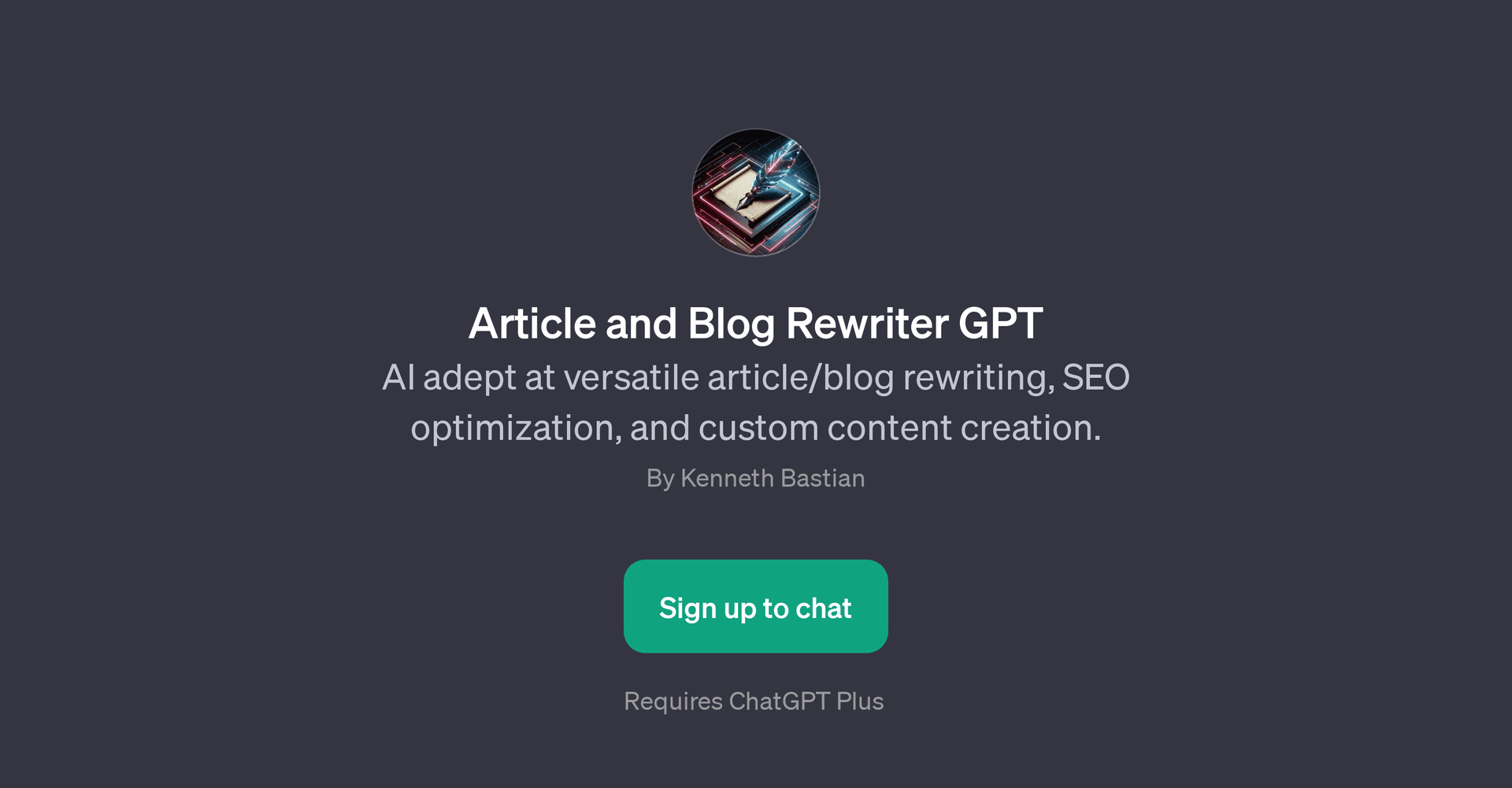Article and Blog Rewriter GPT