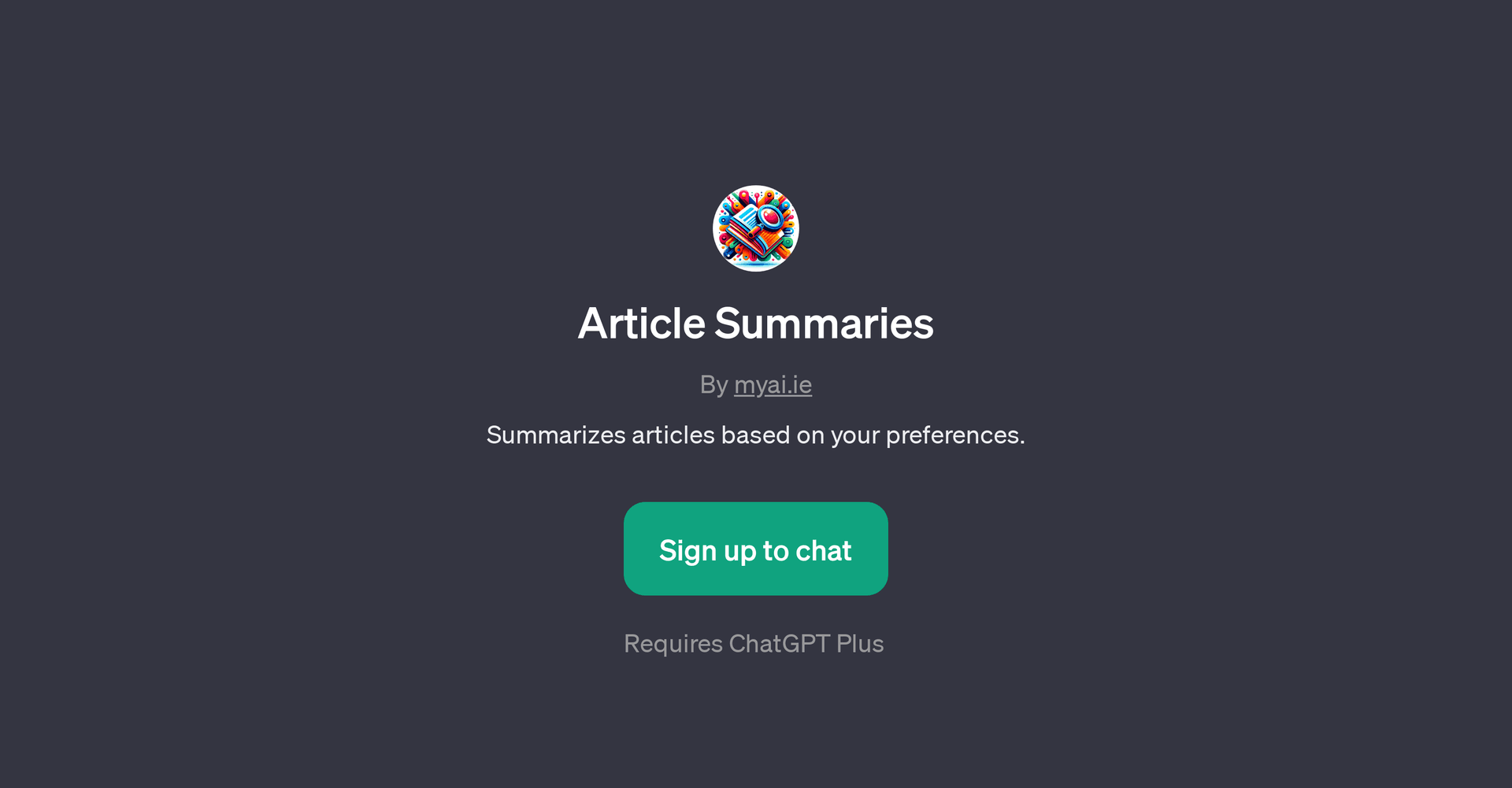Article Summaries