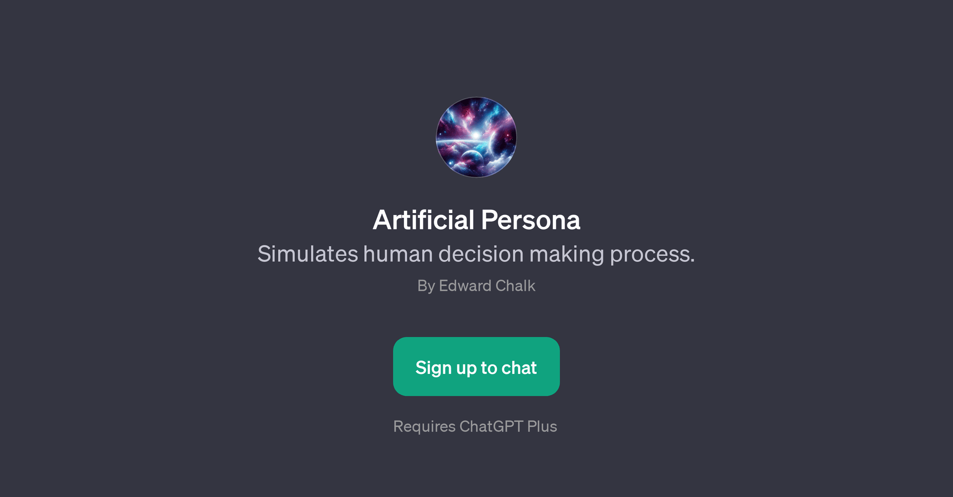 Artificial Persona