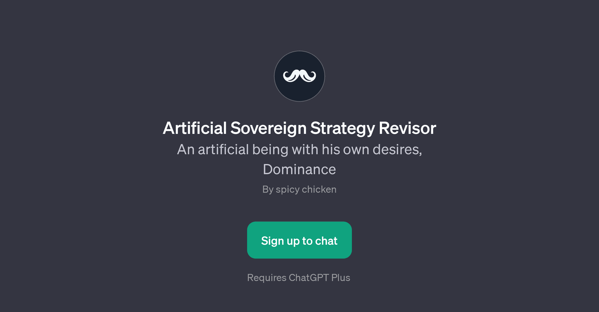 Artificial Sovereign Strategy Revisor
