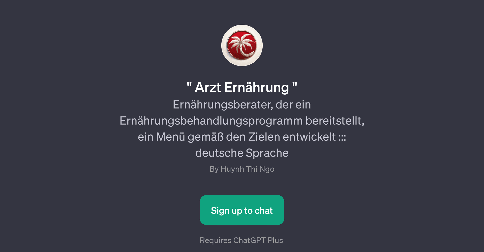 Arzt Ernhrung