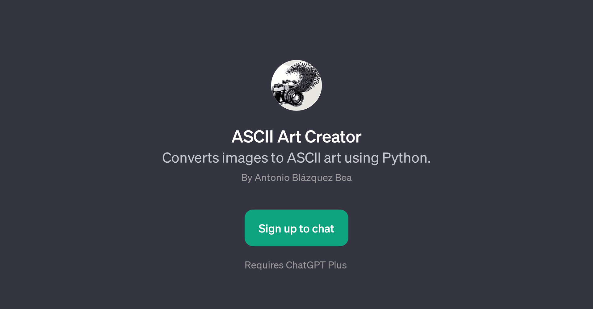 ASCII Art Creator