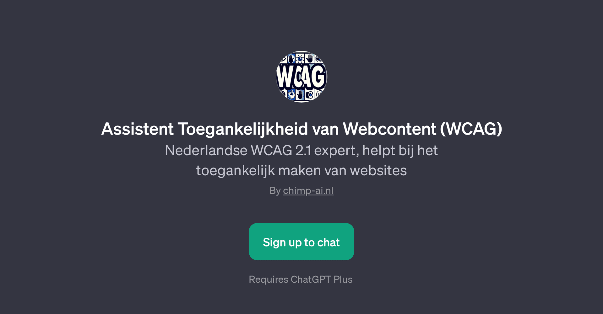 Assistent Toegankelijkheid van Webcontent (WCAG)