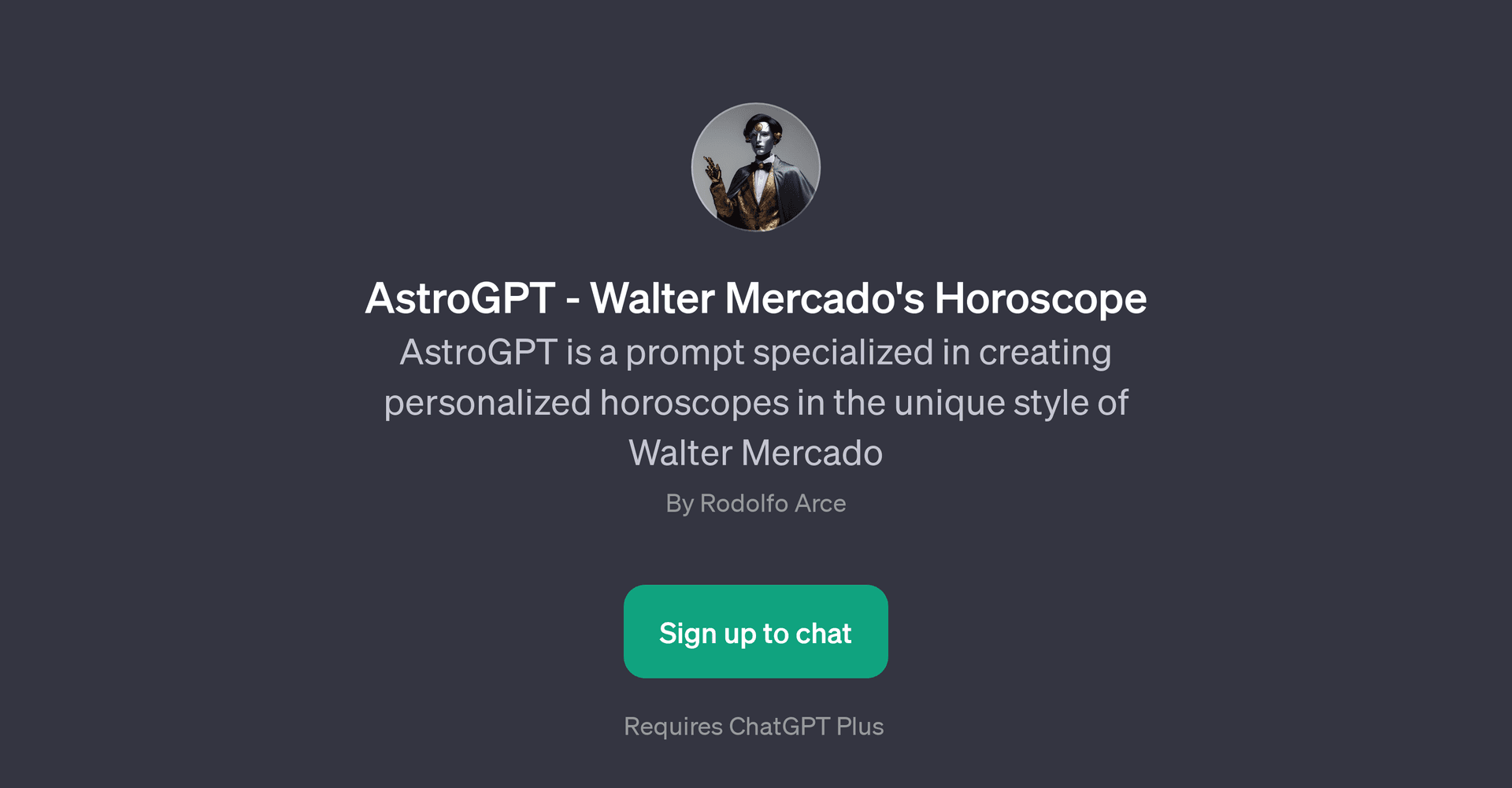 AstroGPT - Walter Mercado's Horoscope
