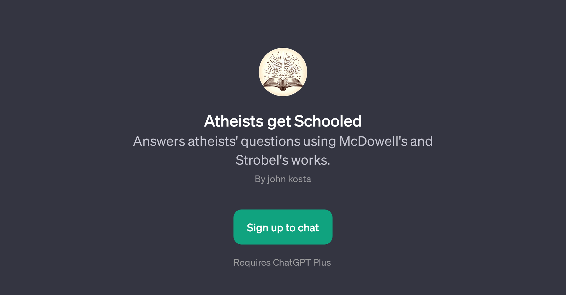 Atheists get Schooled