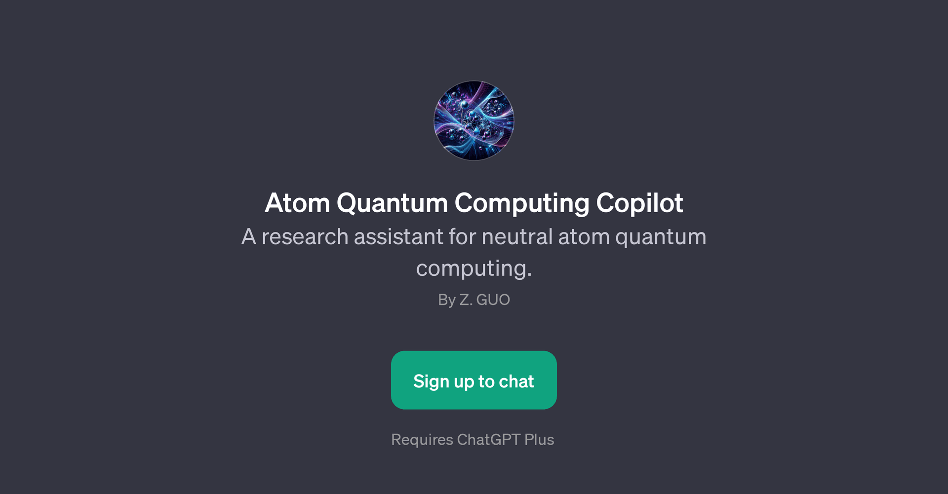 Atom Quantum Computing Copilot
