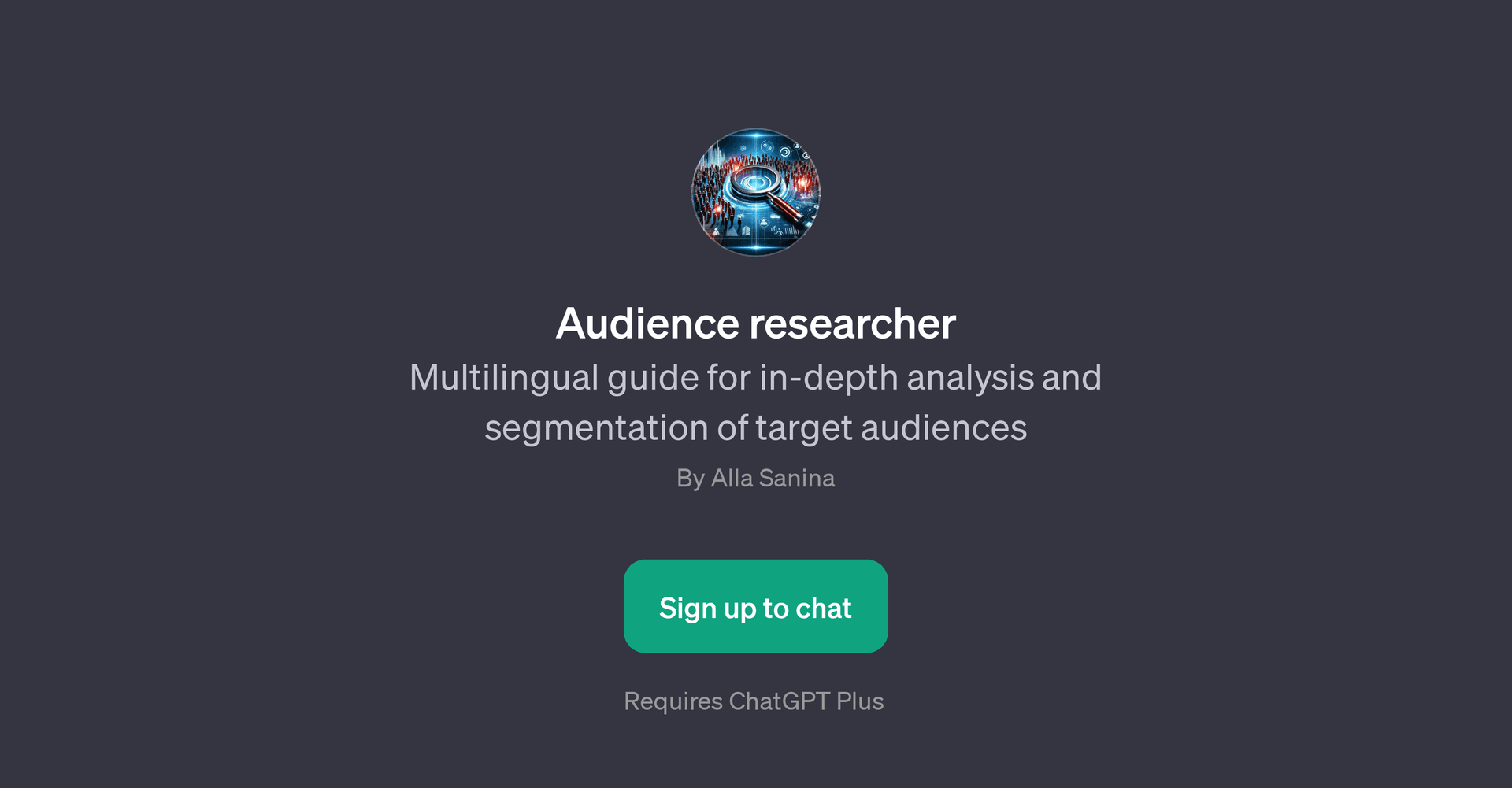 Audience Researcher
