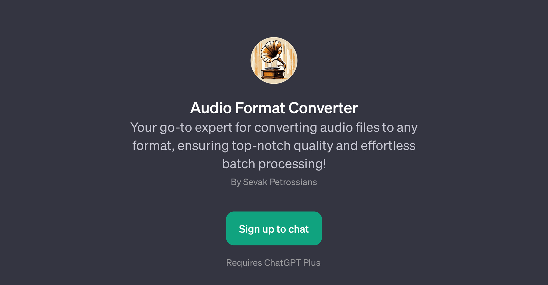 Audio Format Converter