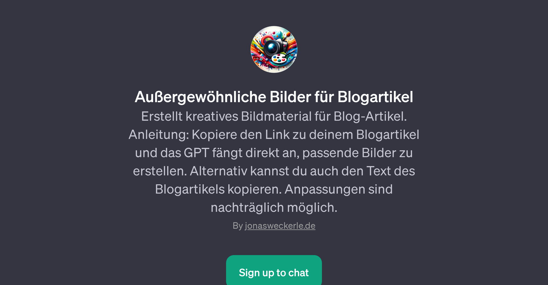 Auergewhnliche Bilder fr Blogartikel