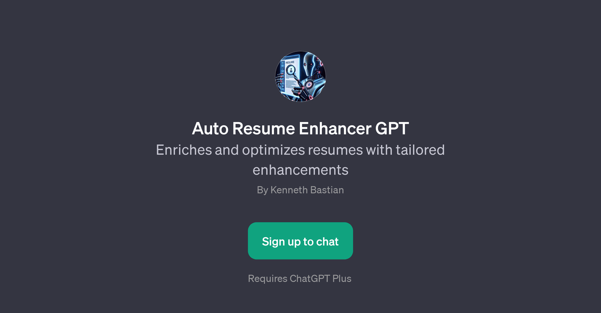 Auto Resume Enhancer GPT