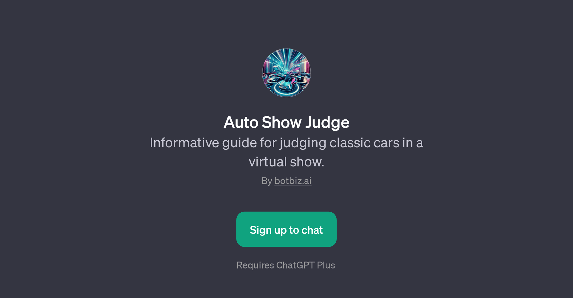 Auto Show Judge