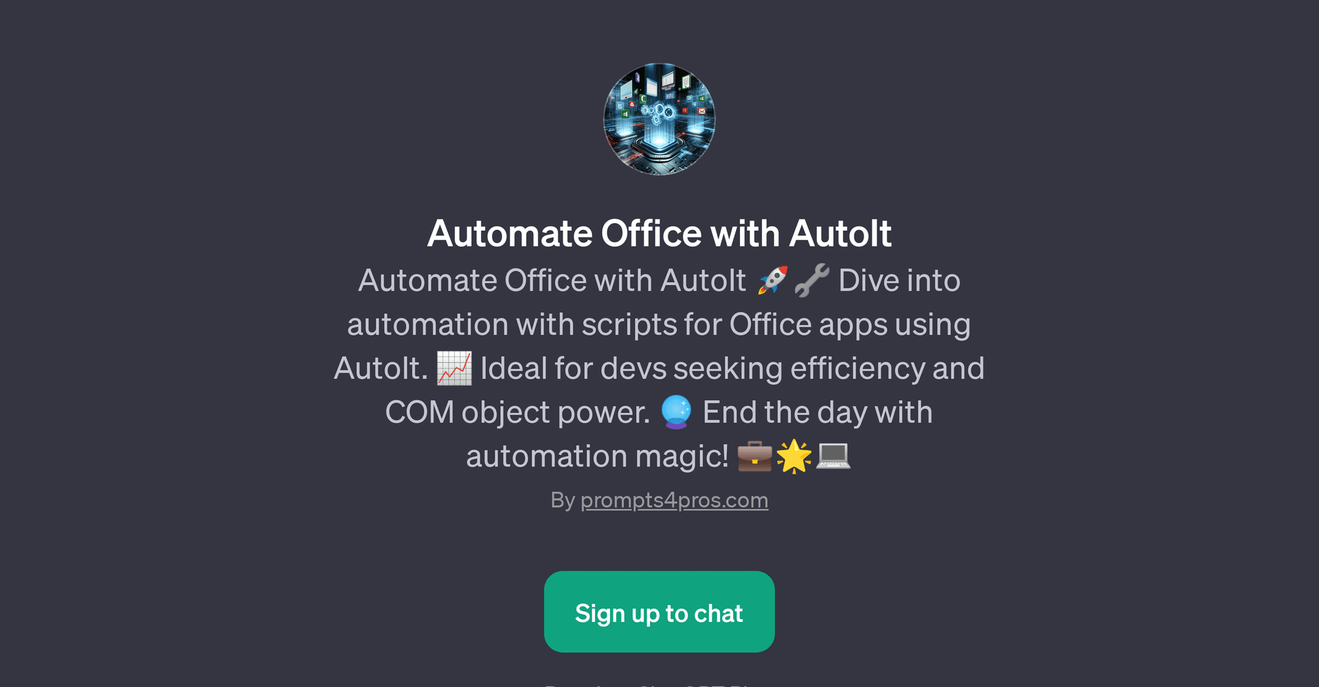 Automate Office with AutoIt