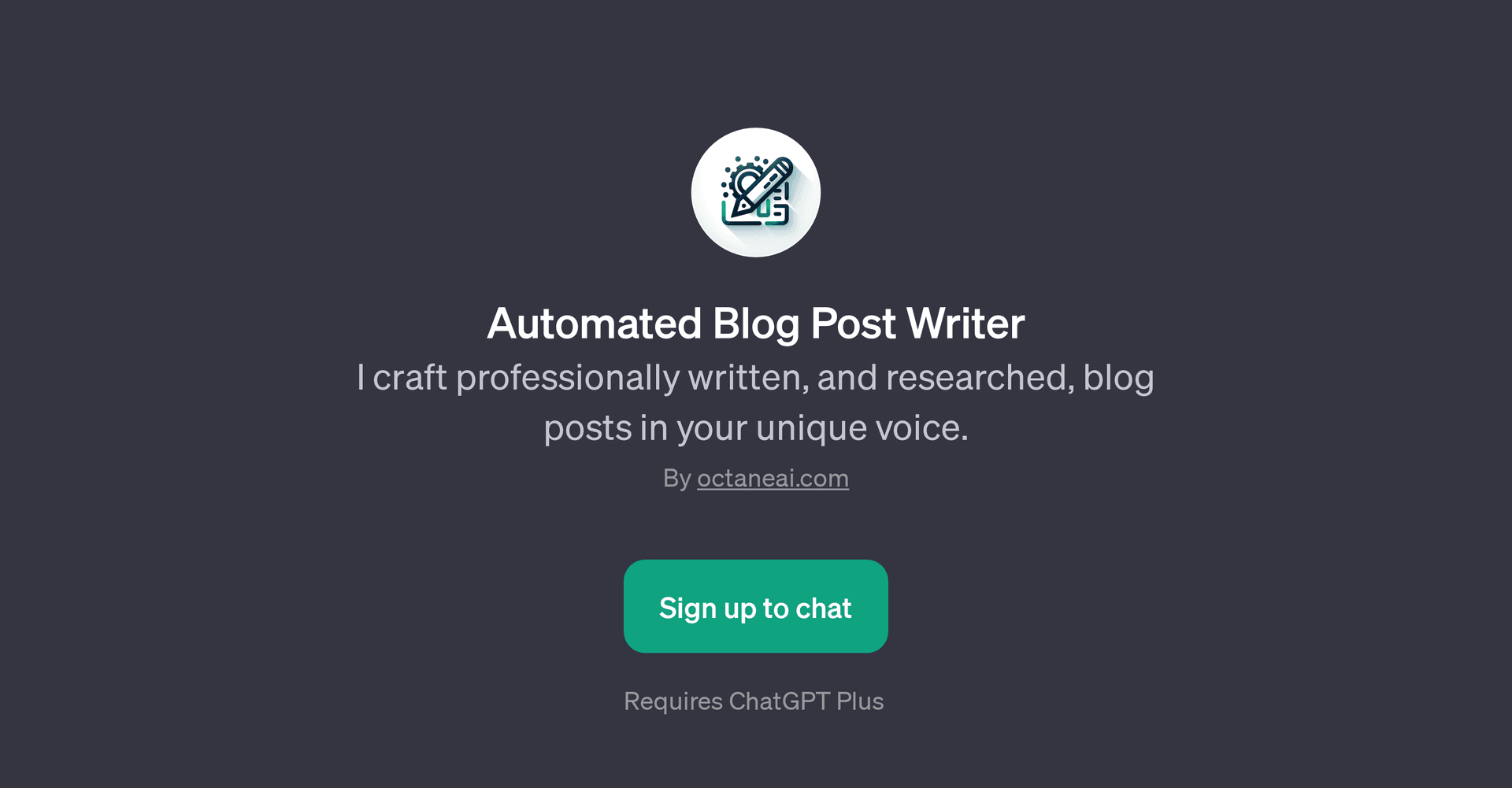 Automated Blog Post Writer