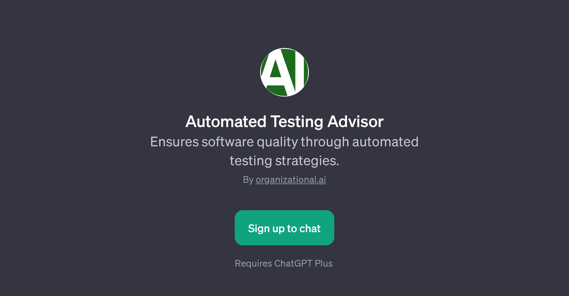 Automated Testing Advisor