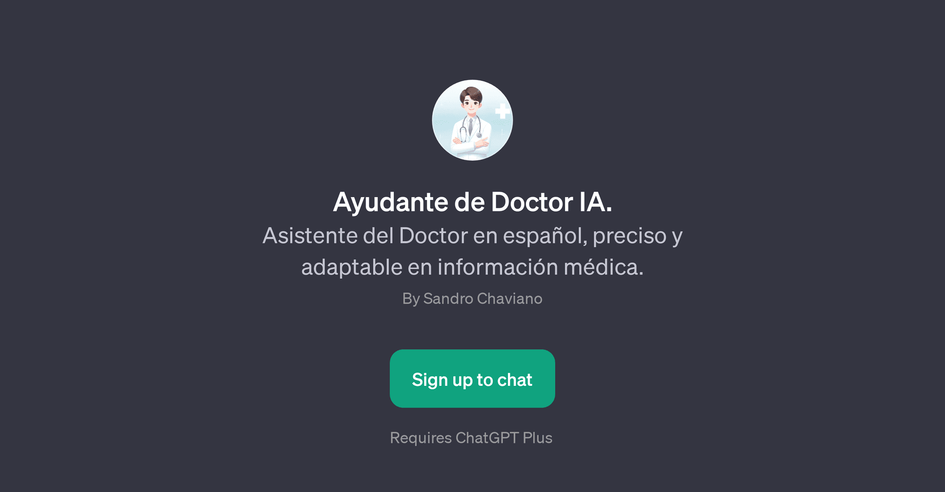 Ayudante de Doctor IA